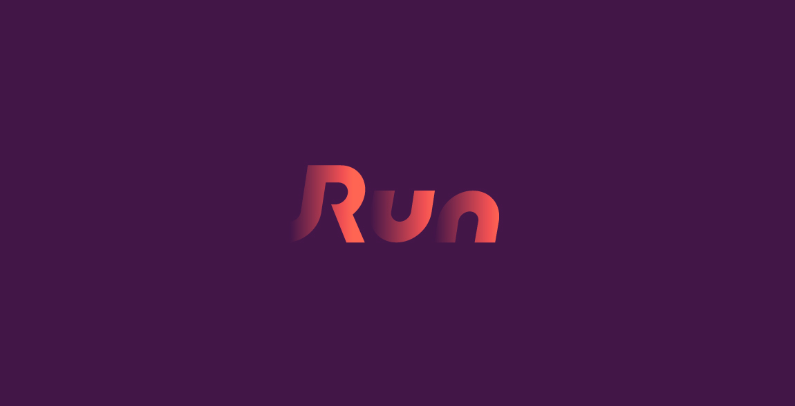 Run Wordmark / Verbicons