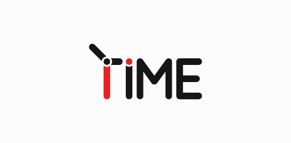 Time Typography Logo